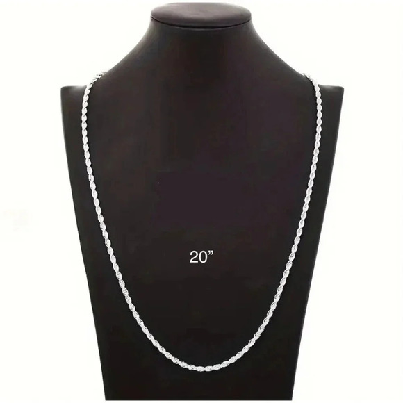 Sterling Silver Rope Set - Picture 3 of 4